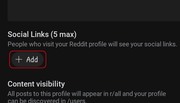Image titled add special link to your reddit account step 5